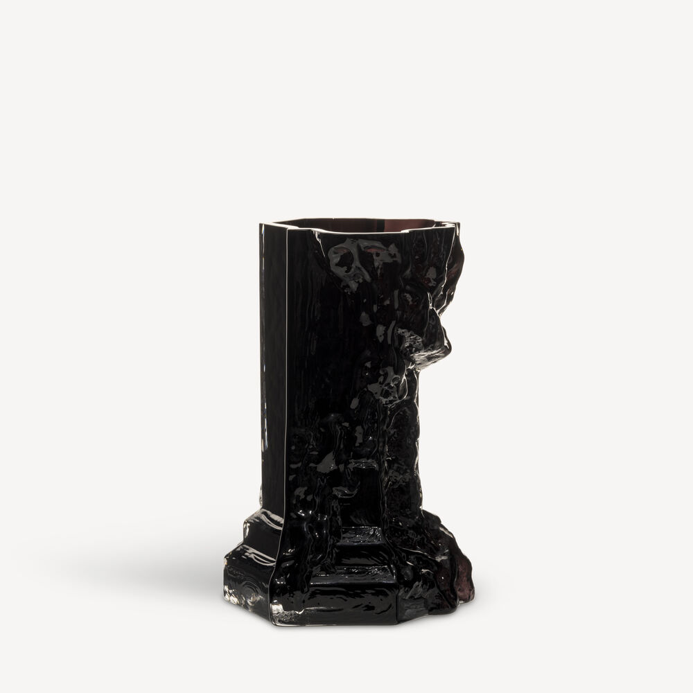 K&B Rocky vase sort 25cm